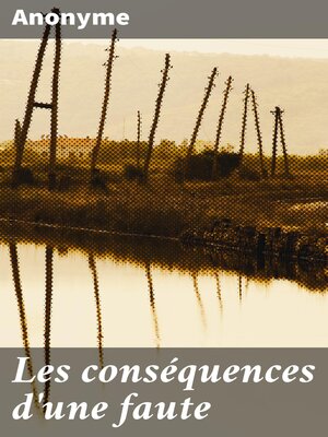 cover image of Les conséquences d'une faute